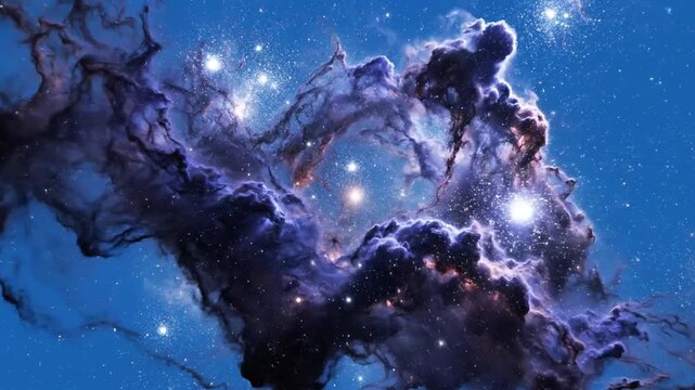 Carina Nebula Star Formation Region Space.