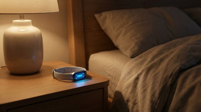 Sleep Quality Tracker Bedside Table