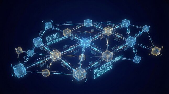 Decentralized DAO Network Visualization