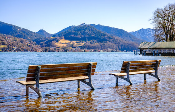 famous tegernsee lake - bad wiessee