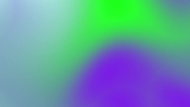 Gradient Abstract Motion Background with Shifting Green Purple and Blue Colors