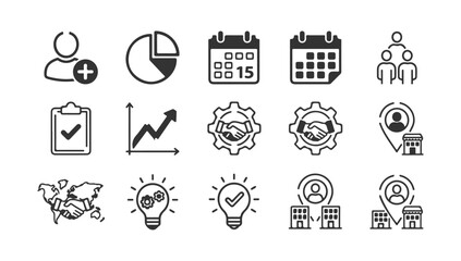 Fototapeta premium Mental Health Empathy Active Listening And Compassion Line Icons Collection