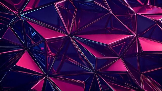 Digital polygon 3d geometry abstract background