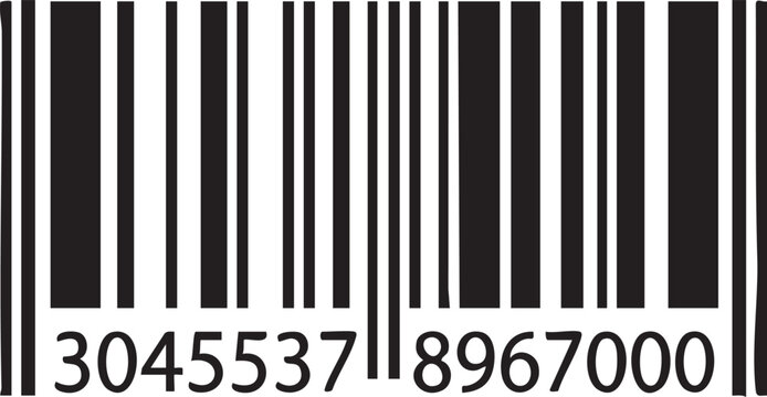 Barcode, barcode scanner, barcode label, scannable code, product barcode, universal product code, UPC, EAN, barcode symbol, retail barcode