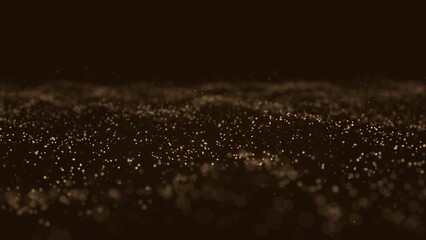 Fototapeta premium Abstract Glowing Particle Field Pattern