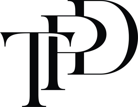 Stylish TPD clothing logo