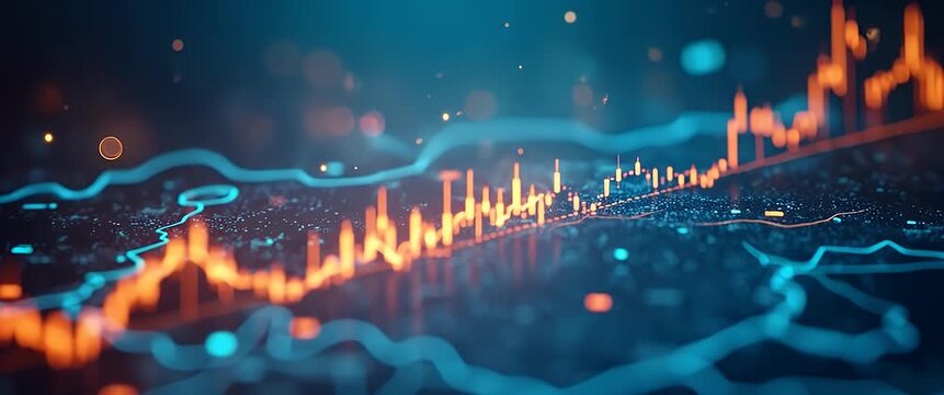 Economic recovery insights showcased in refined photo stock visuals reveal strategic business adaptations robust market performance and data driven growth trends for sustainable progress in  Photo Sto