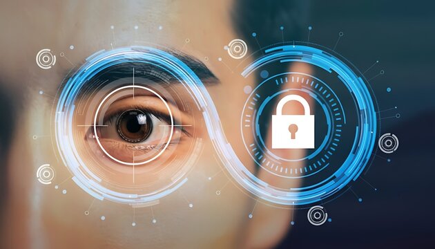 The concept of iris recognition is being implemented in a smart contact lens, which is made from mixed media.