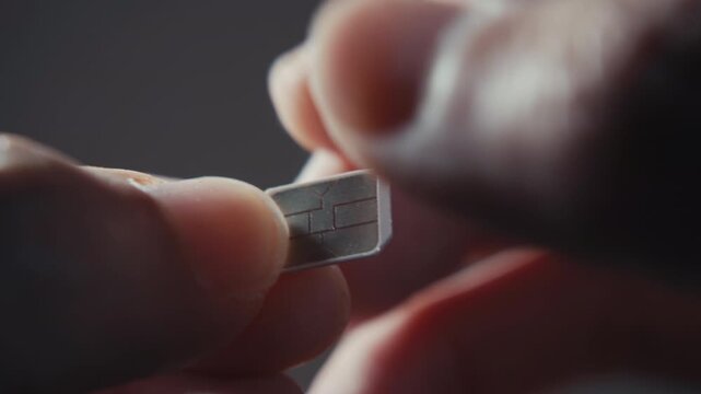 Breaking Old Mobile SIM Card by Hand for Data Privacy and Security