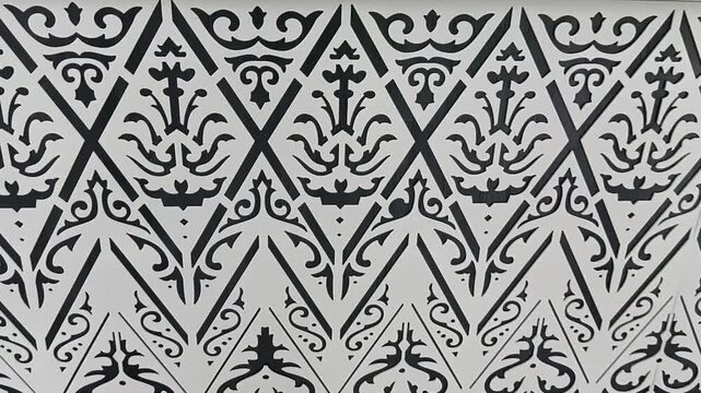 black and white seamless pattern