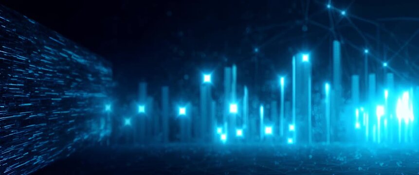 Advanced AI powered insights leverage machine learning and neural networks to decode complex data structures and drive innovation in digital solutions in  Photo Stock  Concept  and empty space on the 