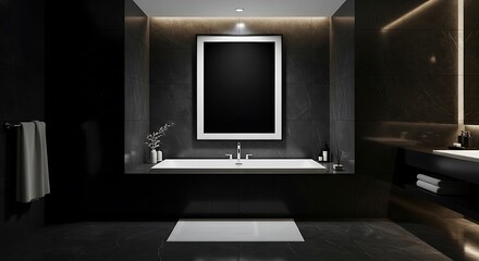 Fototapeta premium Modern bathroom interior design luxury.