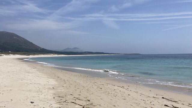beach and sea Galicia, Larino., Carnota