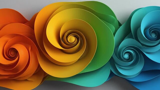 Vibrant multicolored abstract art with swirling patterns and bright hues