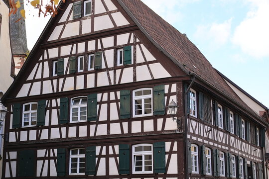 Historisches Fachwerkhausn im Zentrum von Haslach im Schwarzwald