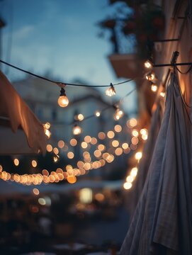 0968 warm white string lights glowing at dusk outdoor (2) moredetail v3 x4 3712x4928