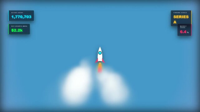 Rocket Launching Upward With Growth Stats