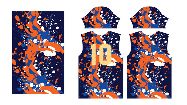 Jersey Design Textile Print
