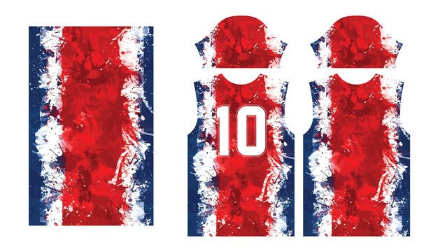Jersey Design Textile Print
