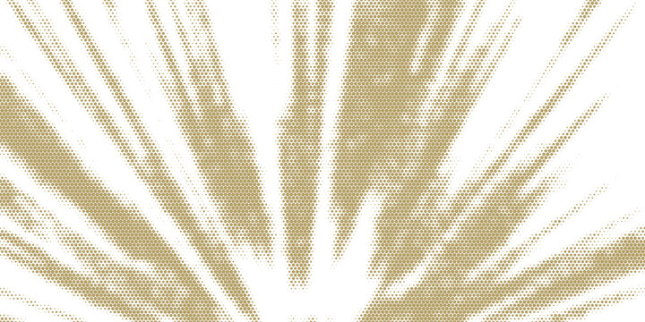 Beige color halftone grain texture. Fading dotted gradient pattern background. Pixelated cartoon overlay backdrop. Raster comic pop art gradation wallpaper. Vanish khaki wavy noise cover. Vector