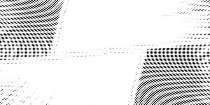 Abstract pixelated halftone square texture. Black pixel cube explosion background. Moving scattered dotted pattern overlay bg. Fading geometric fragment wallpaper. Vector radial backdrop