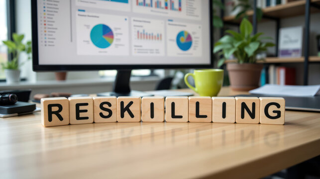 Reskilling programs helping employers retrain teams for automation adoption, labor shortage response and internal mobility planning as industries rebuild capability for new roles