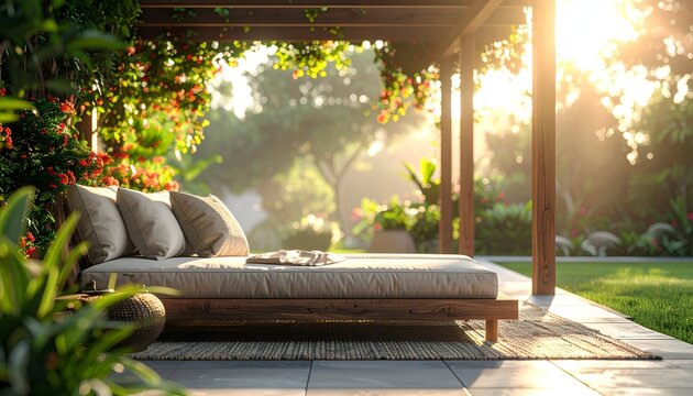 Relax sunbeam scene