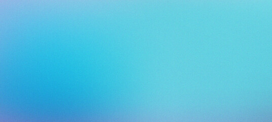 Obraz premium Bright aqua and sky blue abstract gradient background with gentle texture