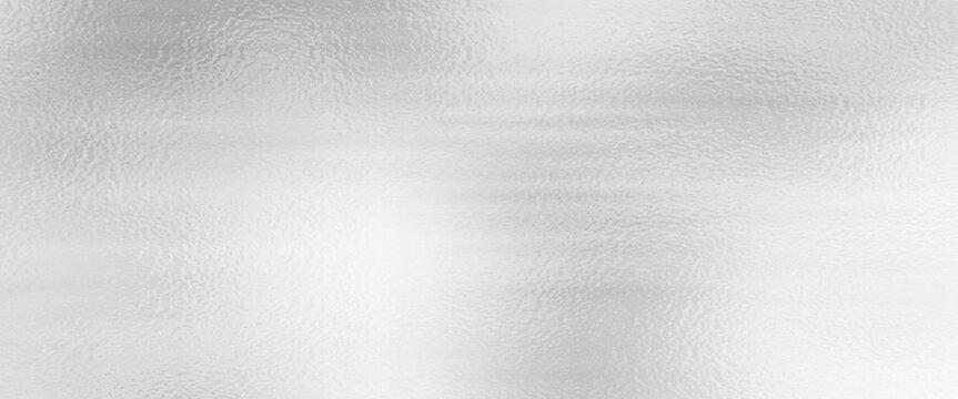 Vector shiny foil or silver metallic pattern. Texture of transparent, matte white and grey frosted glass, blur effect