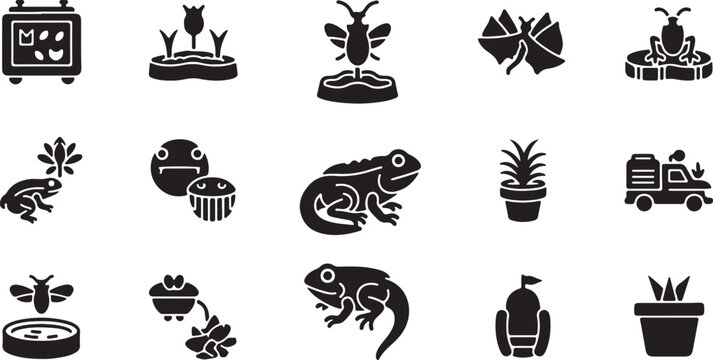 Black and white of wildlife and biodiversity animals