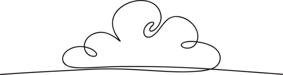 Obraz premium 0001_2_a-minimalist-line-drawing-of-a-cloud-in-_mP0kkTnTTs2Zwlgtmmue1Q_cLIRfHs_QIC6L5tC2sao1A_traced