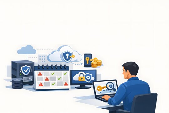 Cryptographic Key Mismanagement Prevention with HSM & Cloud KMS Architecture Diagram