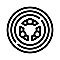 Obraz premium community line icon