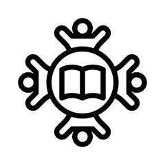 Obraz premium club line icon