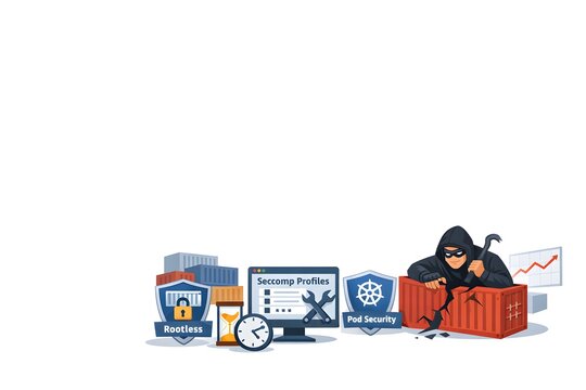Container Escape Vulnerabilities Prevention &ndash; Secure Kubernetes & Rootless Containers Infographic