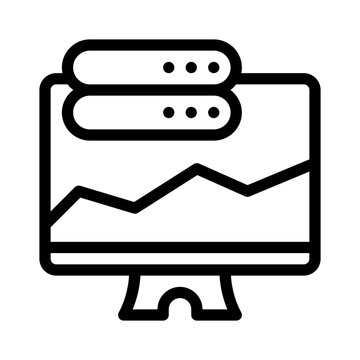 monitoring line icon