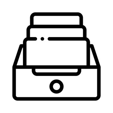 printer line icon