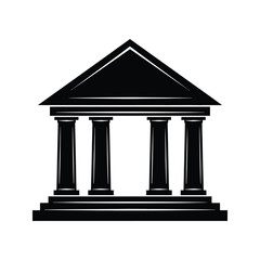 Fototapeta premium Classic white wooden church with steeple against a black background showcasing elegant architecture