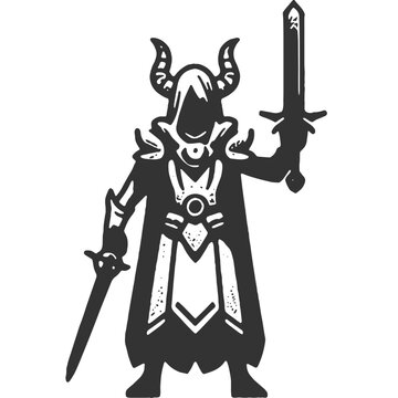 Our Own Ruin Vintage Illustration Vector
