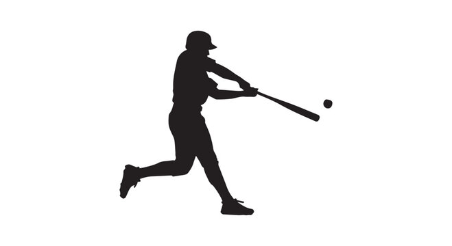 A silhouette of a dynamic runner in mid-stride, capturing motion and athleticism in black and white