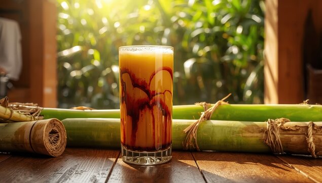 Sugarcane syrup with treacle