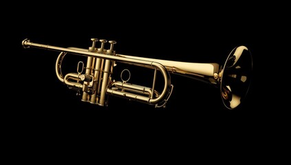 Fototapeta premium Trumpet, a Jazz Instrument