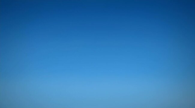 Smooth gradient of clear blue hues creating a tranquil and open sky backdrop for versatile design applications and serene themes