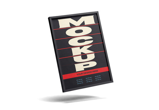 Floating Frame Minimal Mockup