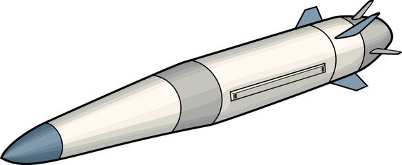 Obraz premium Hypersonic missile Kh-47M2 Kinzhal vector