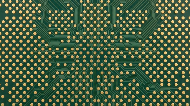 Close-up of a circuit board, technology and electronics background AI infrastructure, server farm, GPU cluster, data center hardware, parallel computing background, copy space