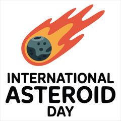 Celestial Event Banner with Meteor Entering Atmosphere for Space Related Holiday Concepts © azzedine