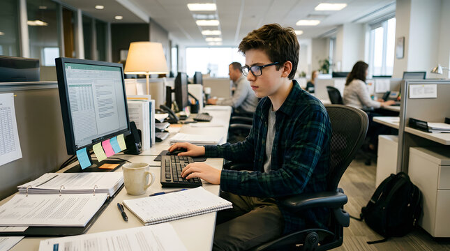 Office work time and talking everybody i
