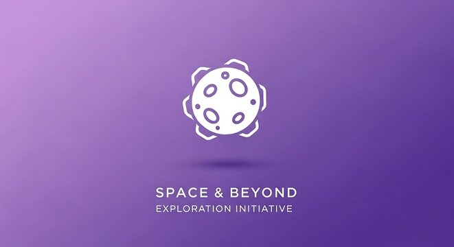 Space exploration initiative asteroid logo