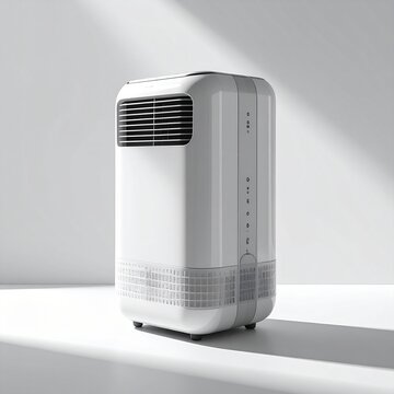 Compact home dehumidifier isolated minimal design humidity control device